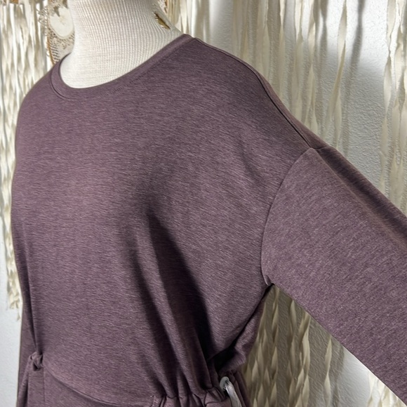 Title Nine Maroon French Terry Athleisure Dress Size Large - Picture 2 of 11